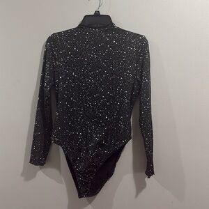 Black Long sleeve Bodysuit